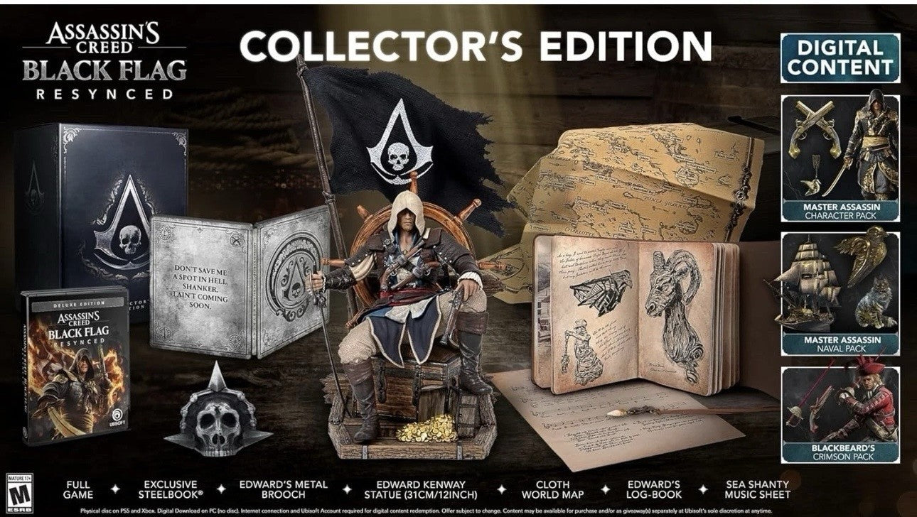 Assassin's Creed Black Flag Resynced Collector's Edition for PS5